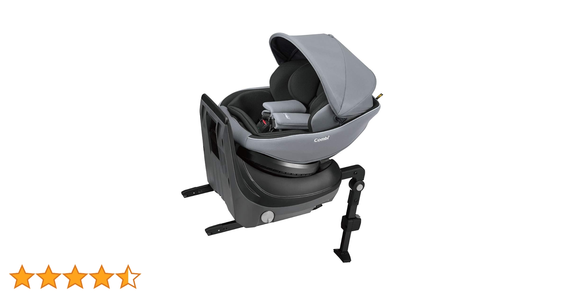 【美品】combi クルムーヴ スマート Light ISOFIX グレー クルムーヴ スマート Light ISOFIX エッグショック JM コンビ